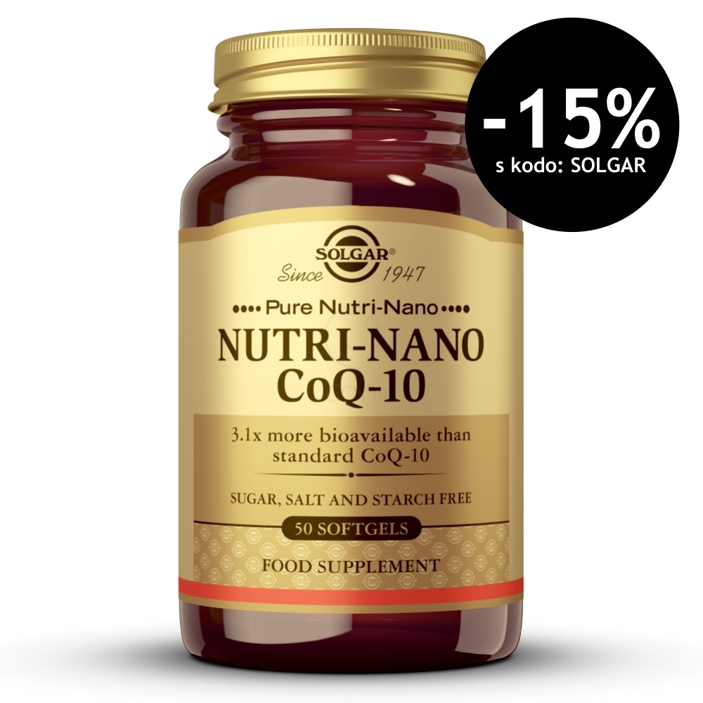 Solgar Nutri-Nano Co-Q10, kapsule (50 kapsul)